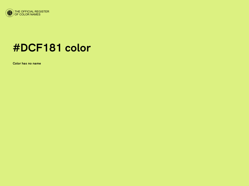 #DCF181 color image