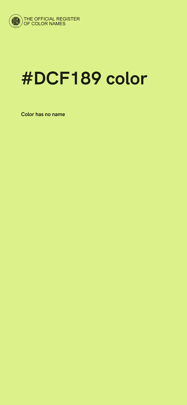 #DCF189 color image