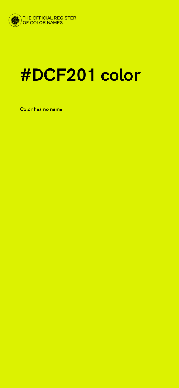#DCF201 color image