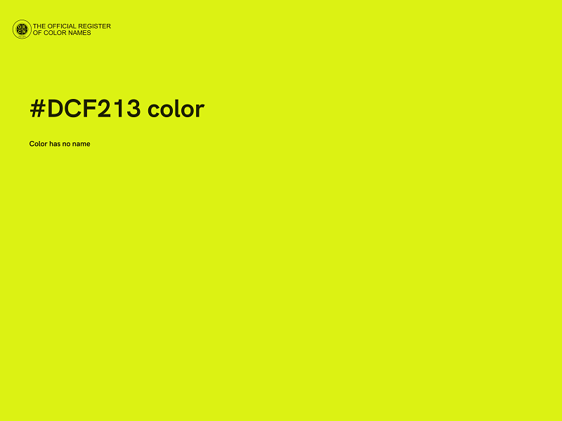 #DCF213 color image