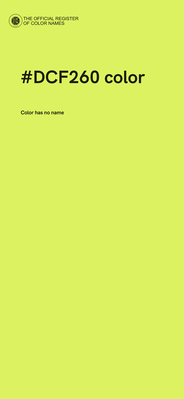 #DCF260 color image