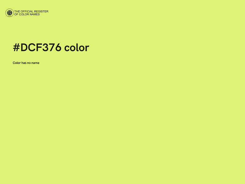 #DCF376 color image