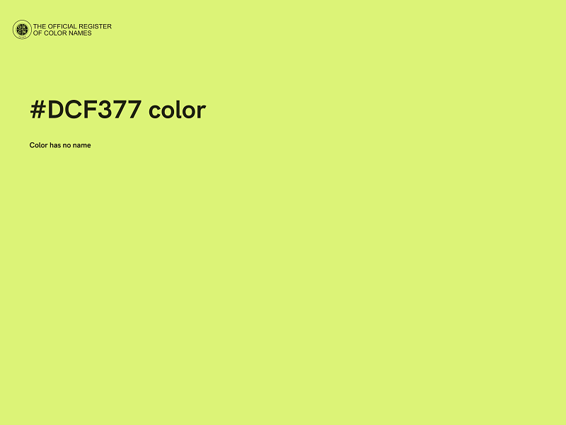 #DCF377 color image
