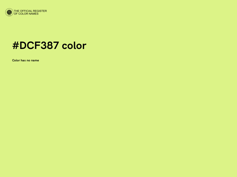 #DCF387 color image