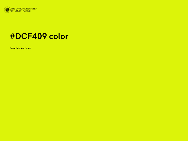 #DCF409 color image
