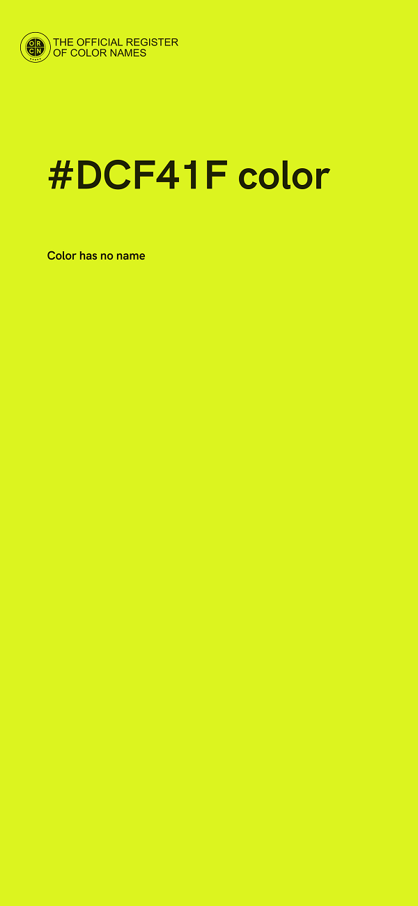 #DCF41F color image