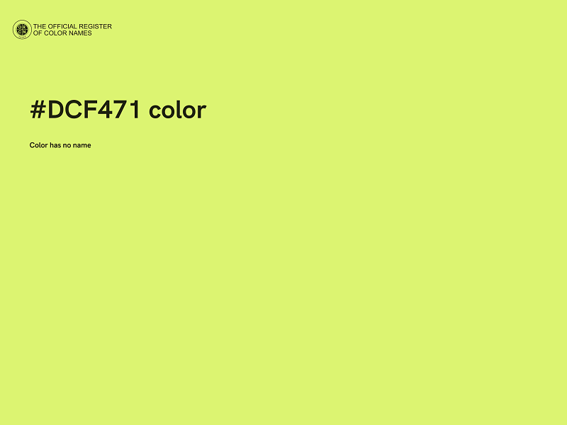 #DCF471 color image