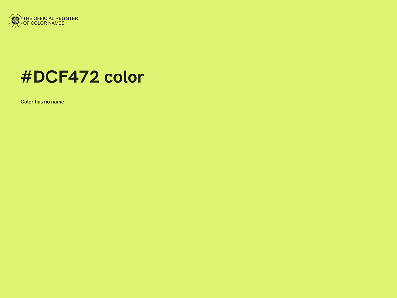 #DCF472 color image