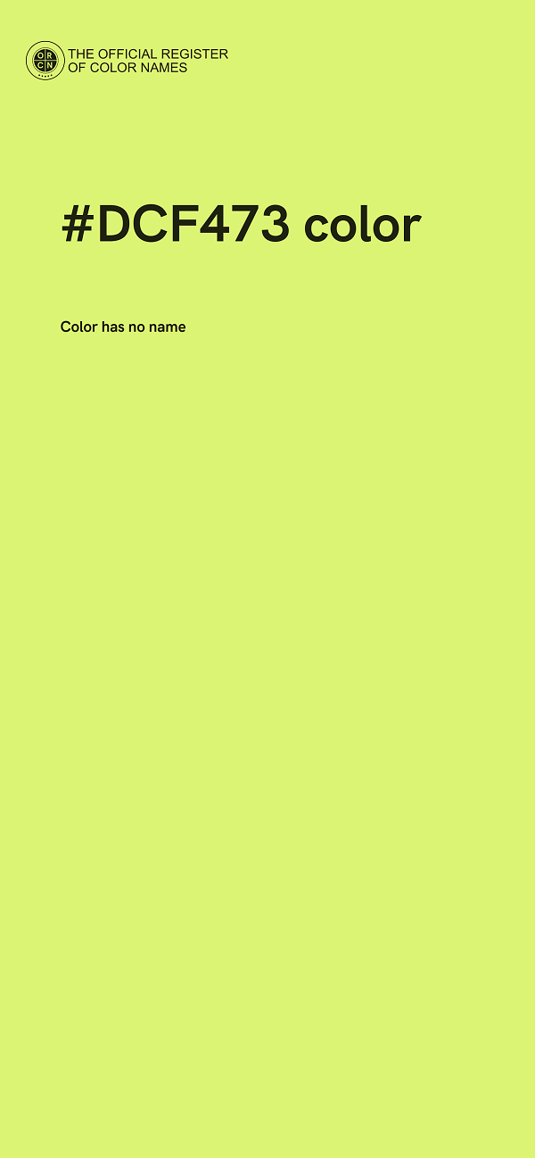 #DCF473 color image