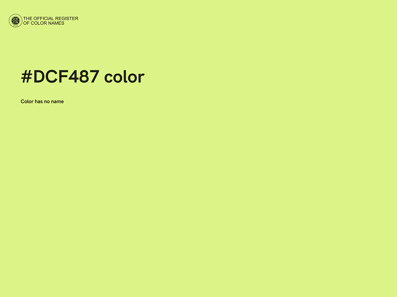 #DCF487 color image