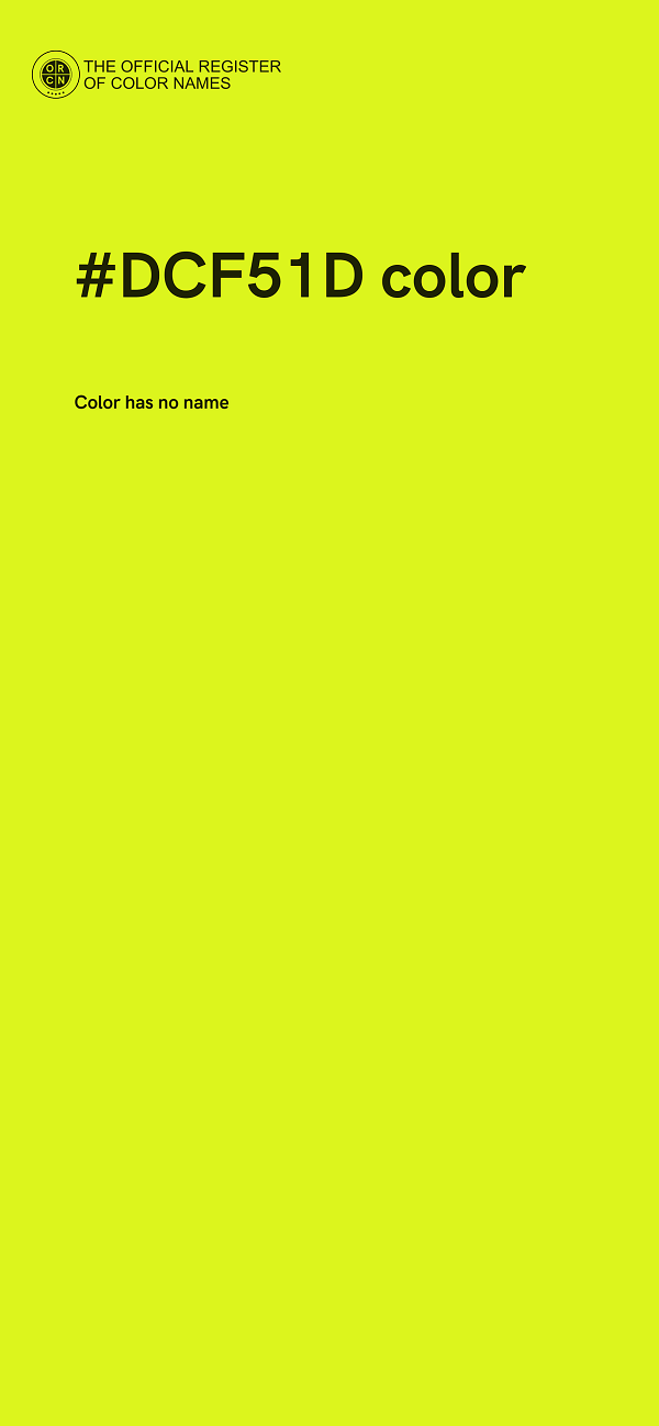 #DCF51D color image