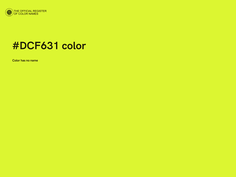 #DCF631 color image
