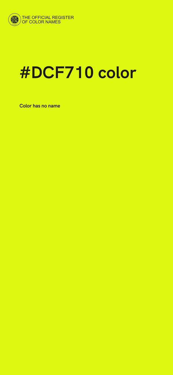 #DCF710 color image
