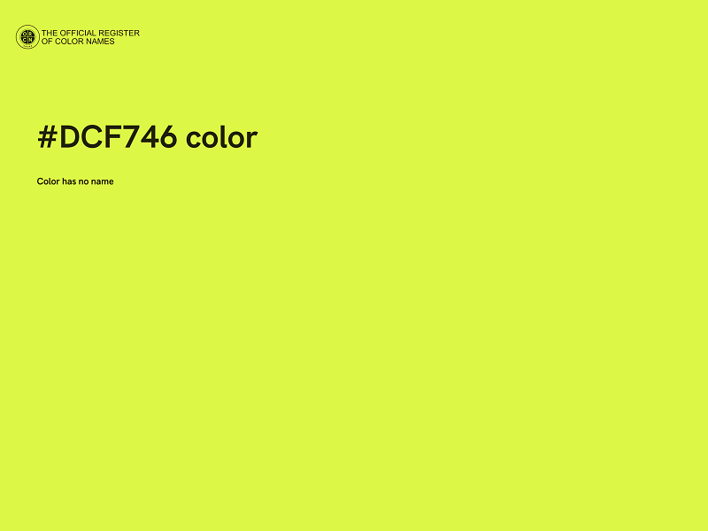 #DCF746 color image