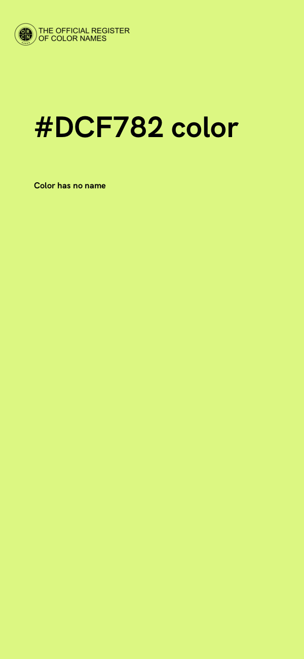#DCF782 color image