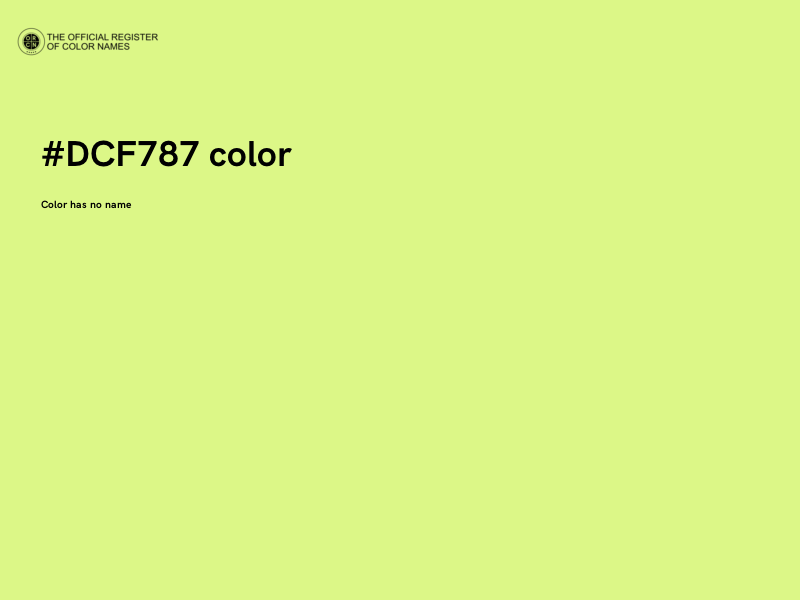 #DCF787 color image