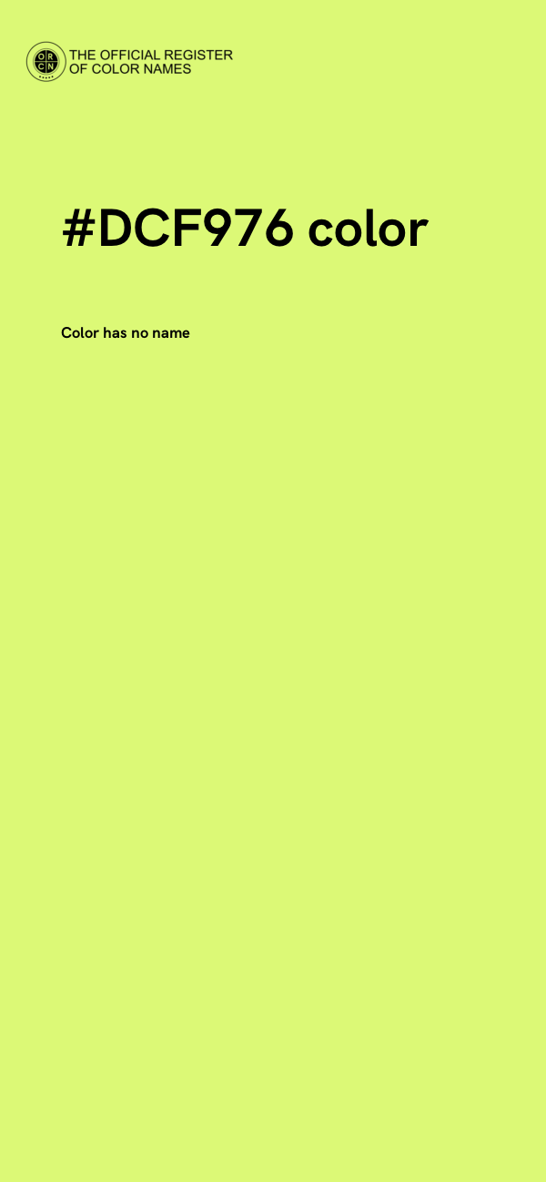 #DCF976 color image