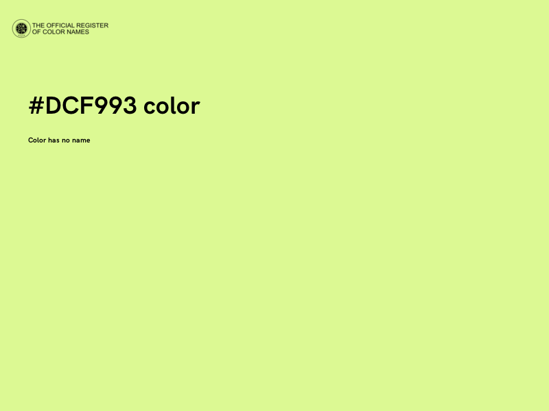#DCF993 color image
