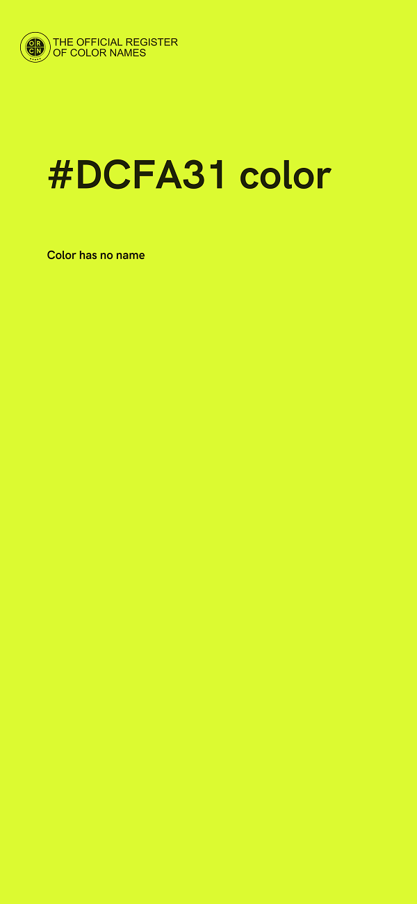 #DCFA31 color image