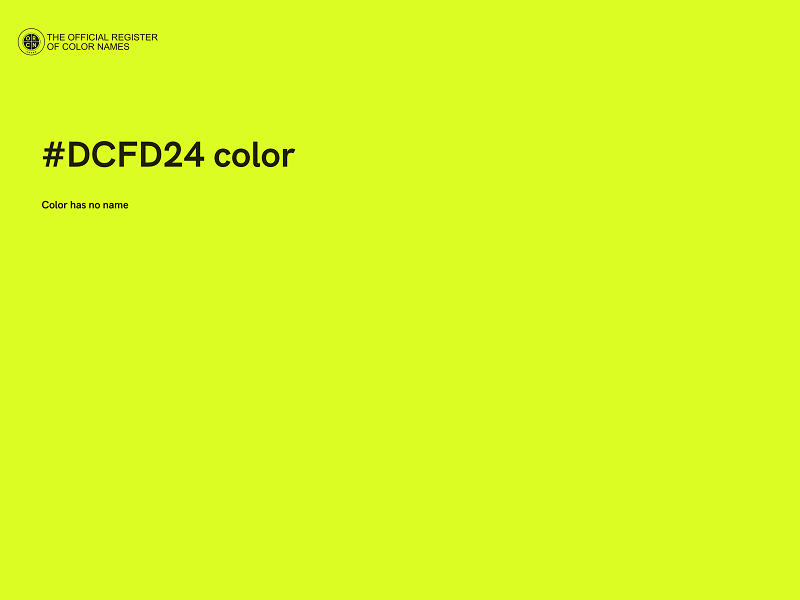 #DCFD24 color image