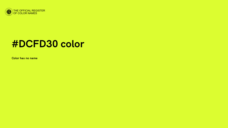 #DCFD30 color image