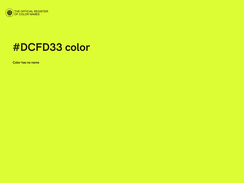 #DCFD33 color image