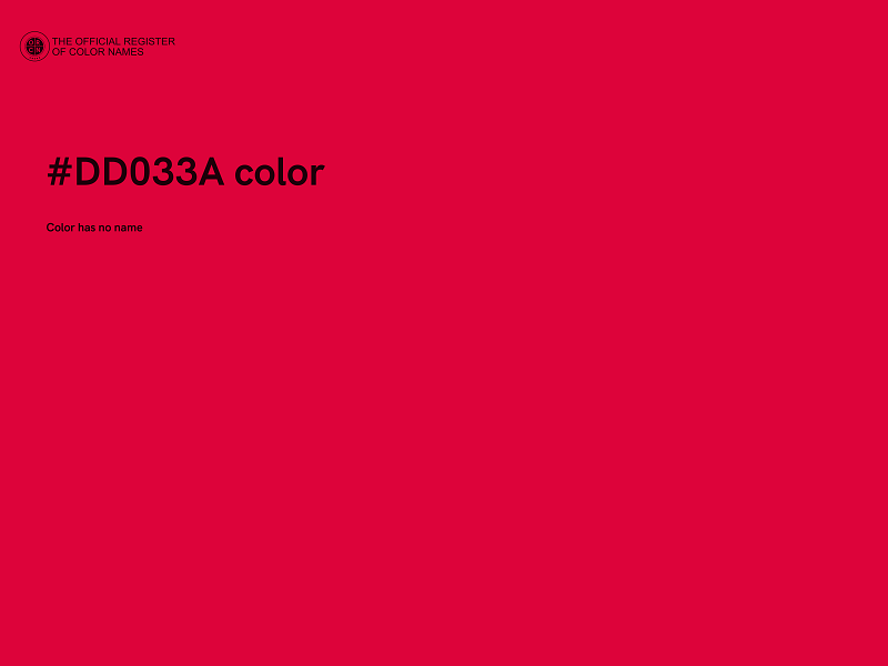 #DD033A color image