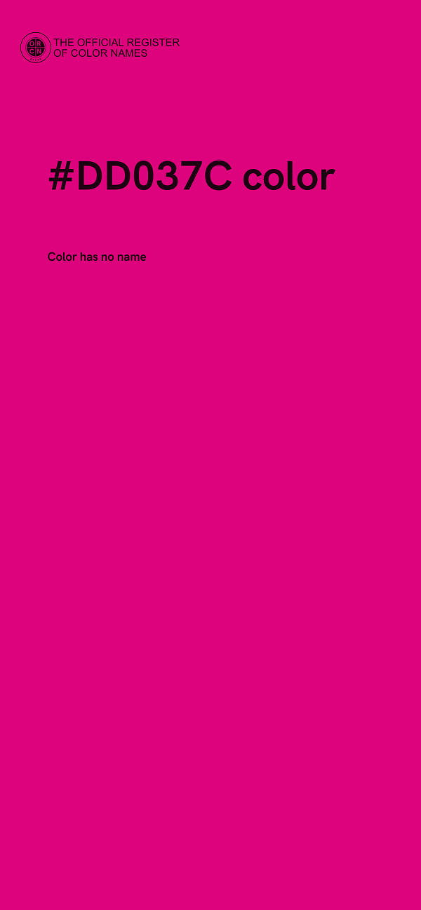 #DD037C color image