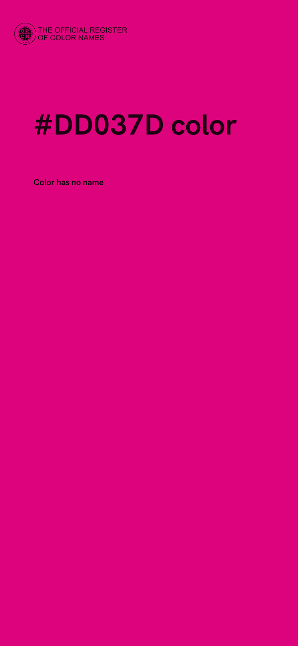 #DD037D color image
