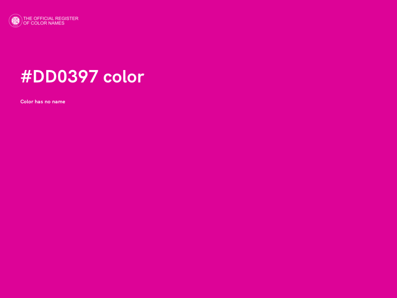 #DD0397 color image