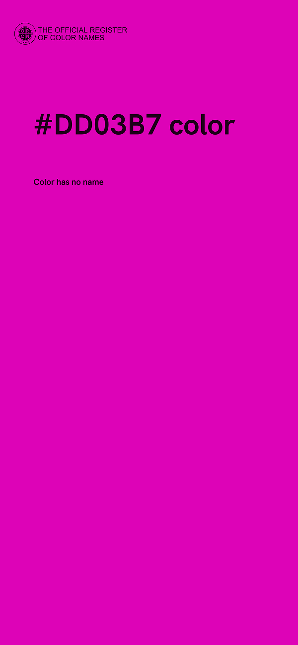 #DD03B7 color image