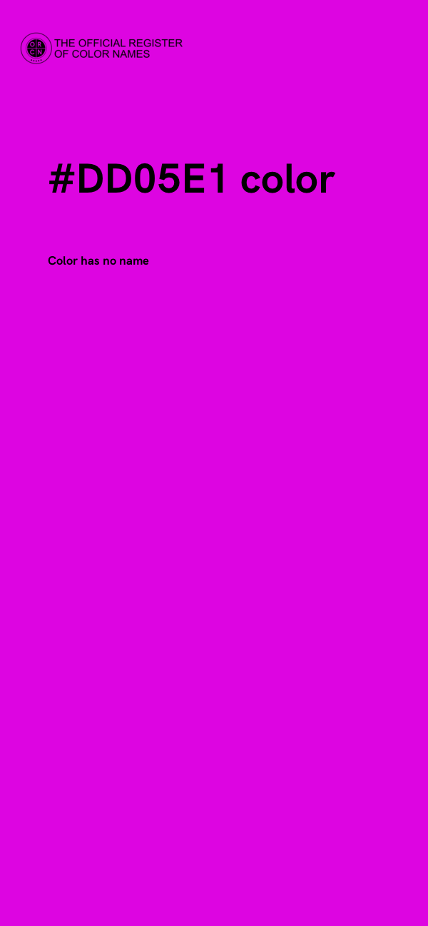 #DD05E1 color image