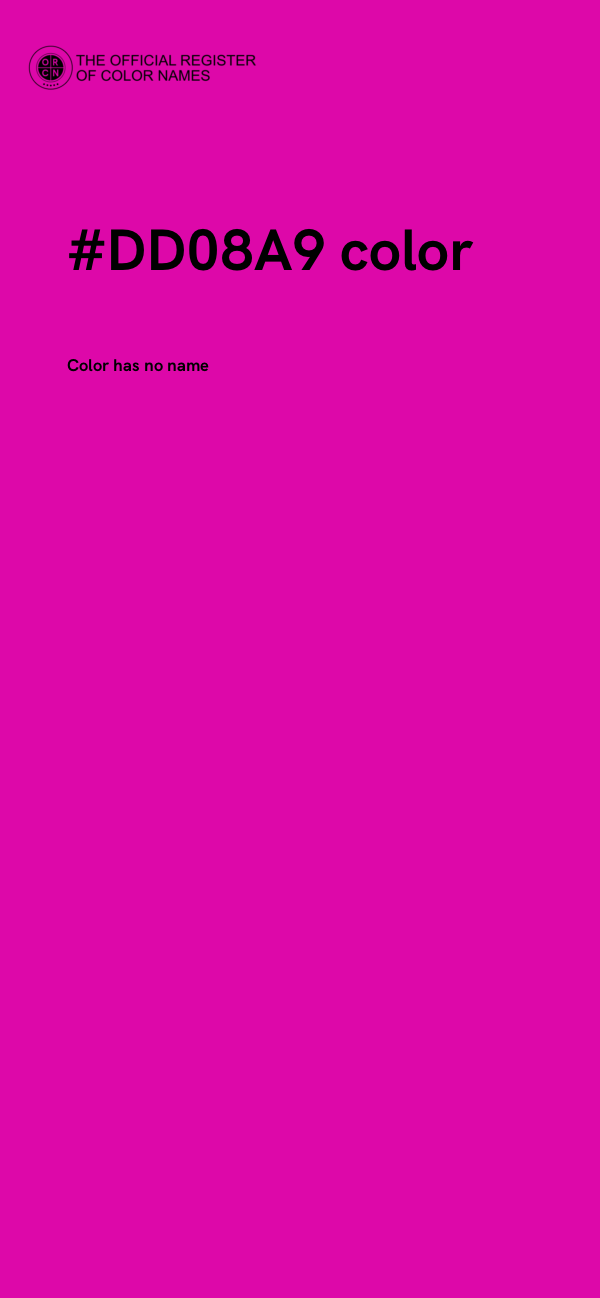 #DD08A9 color image