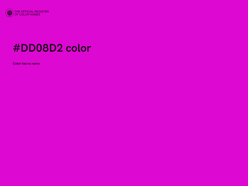 #DD08D2 color image