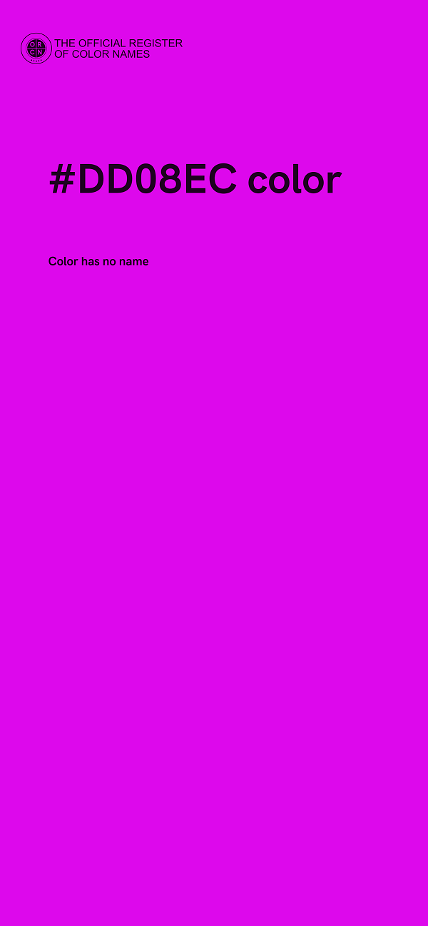 #DD08EC color image