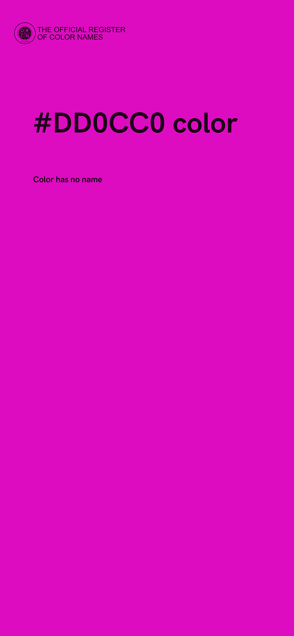 #DD0CC0 color image