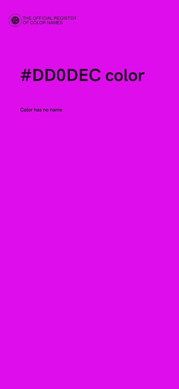 #DD0DEC color image