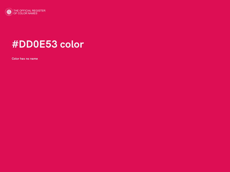#DD0E53 color image