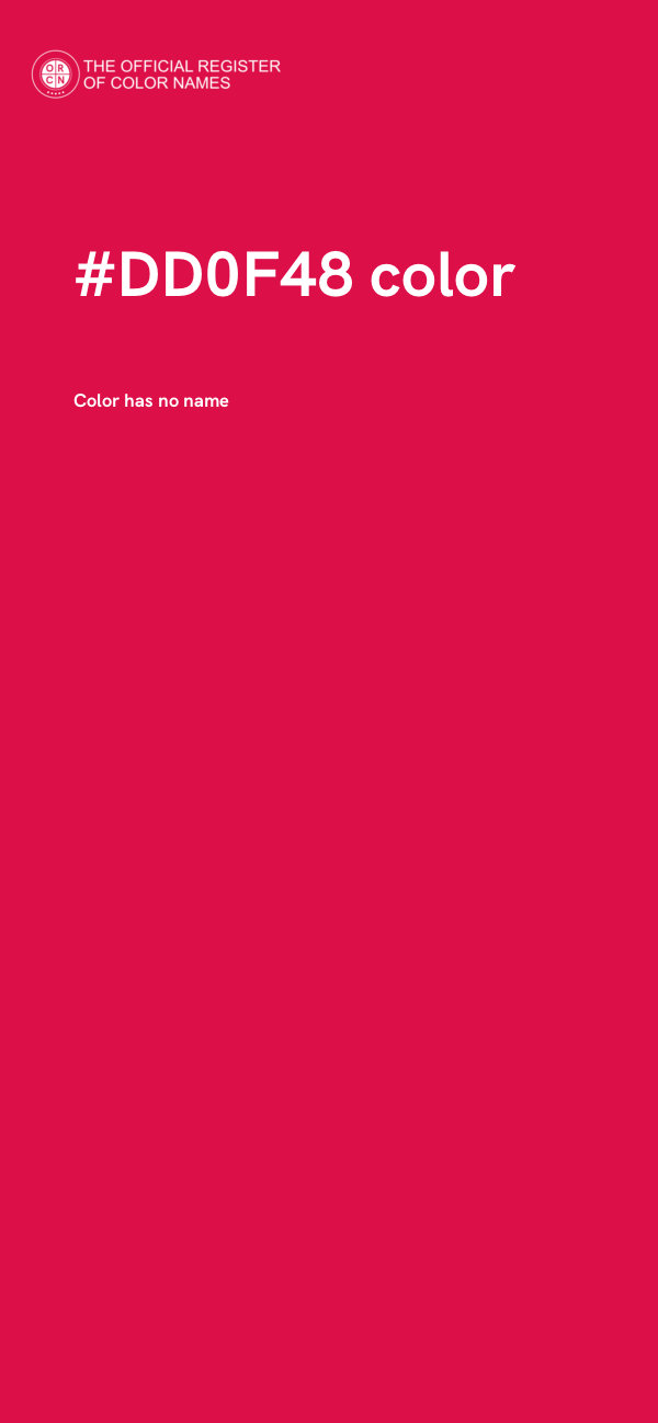 #DD0F48 color image