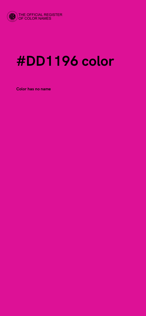 #DD1196 color image