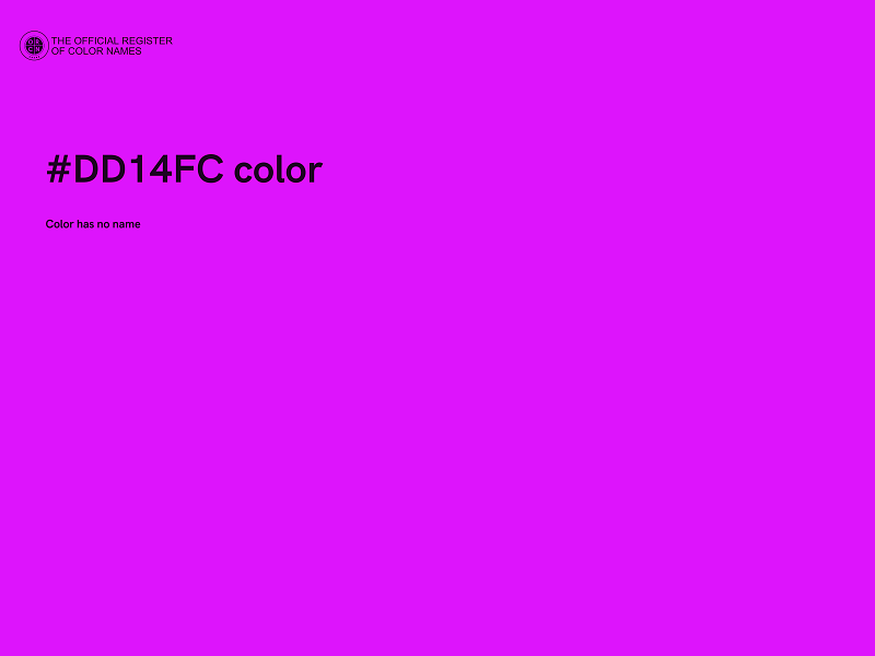 #DD14FC color image