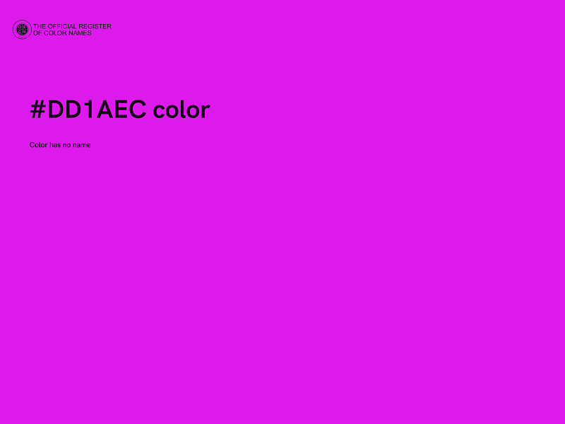 #DD1AEC color image