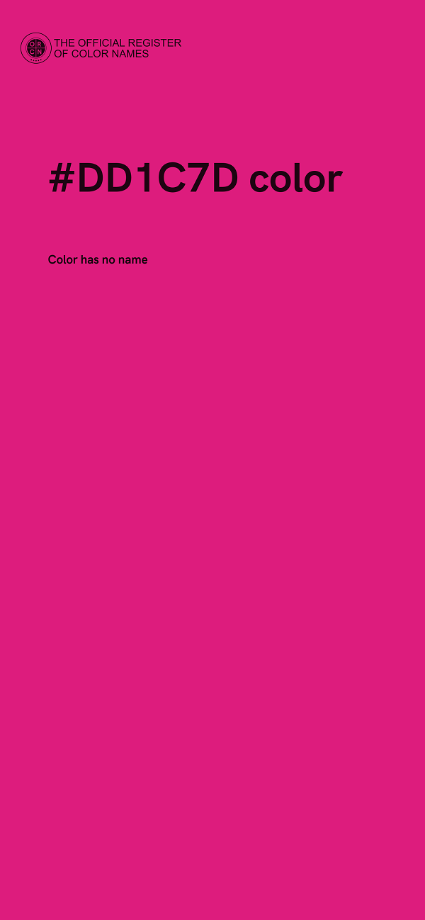 #DD1C7D color image