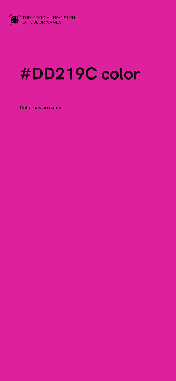 #DD219C color image