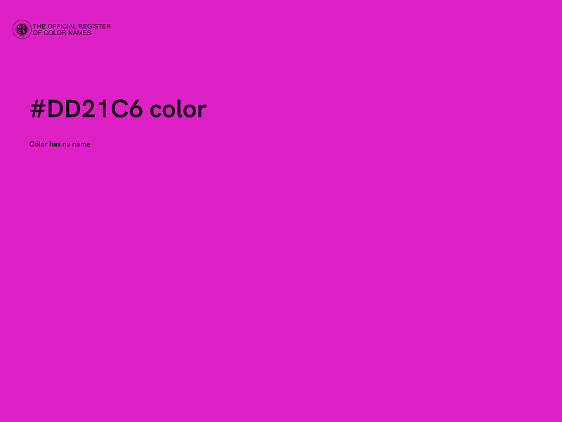 #DD21C6 color image