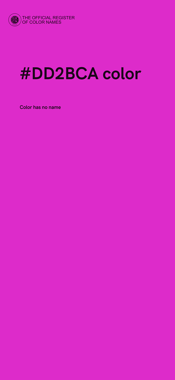 #DD2BCA color image