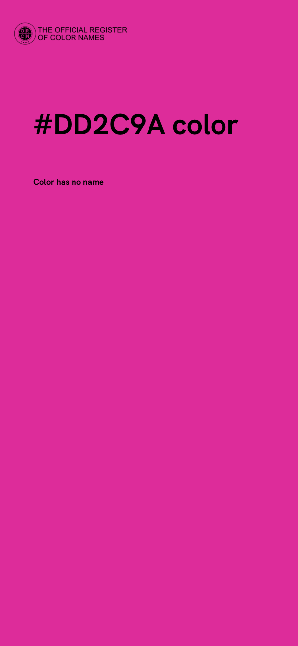 #DD2C9A color image