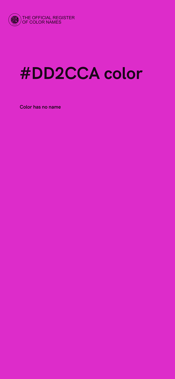 #DD2CCA color image