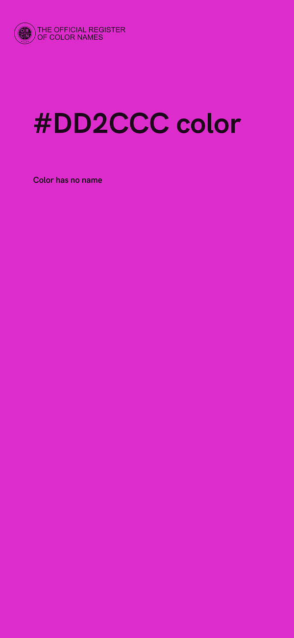 #DD2CCC color image