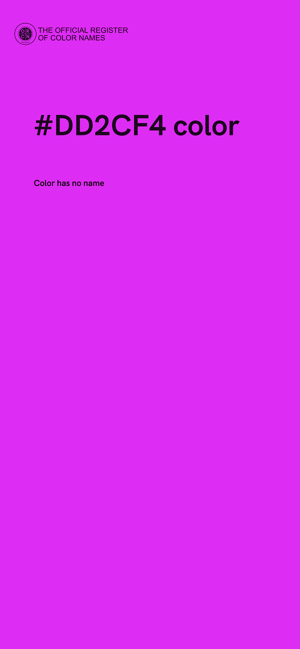 #DD2CF4 color image